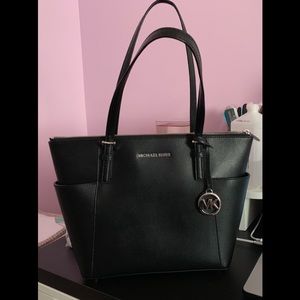 Black Michael skies East West Tote